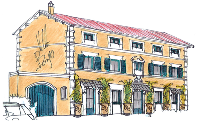 Restaurant/Hôtel La Villa Borgo